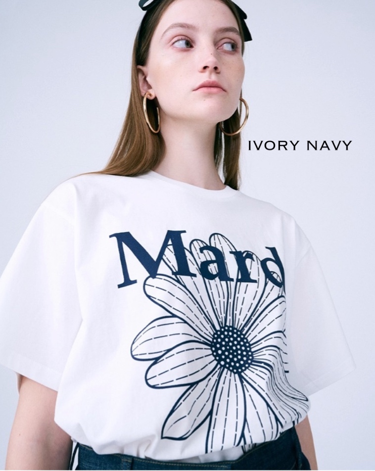 【隨時截單！限時優惠預訂】MARDI MERCREDI TSHIRT FLOWERMARDI