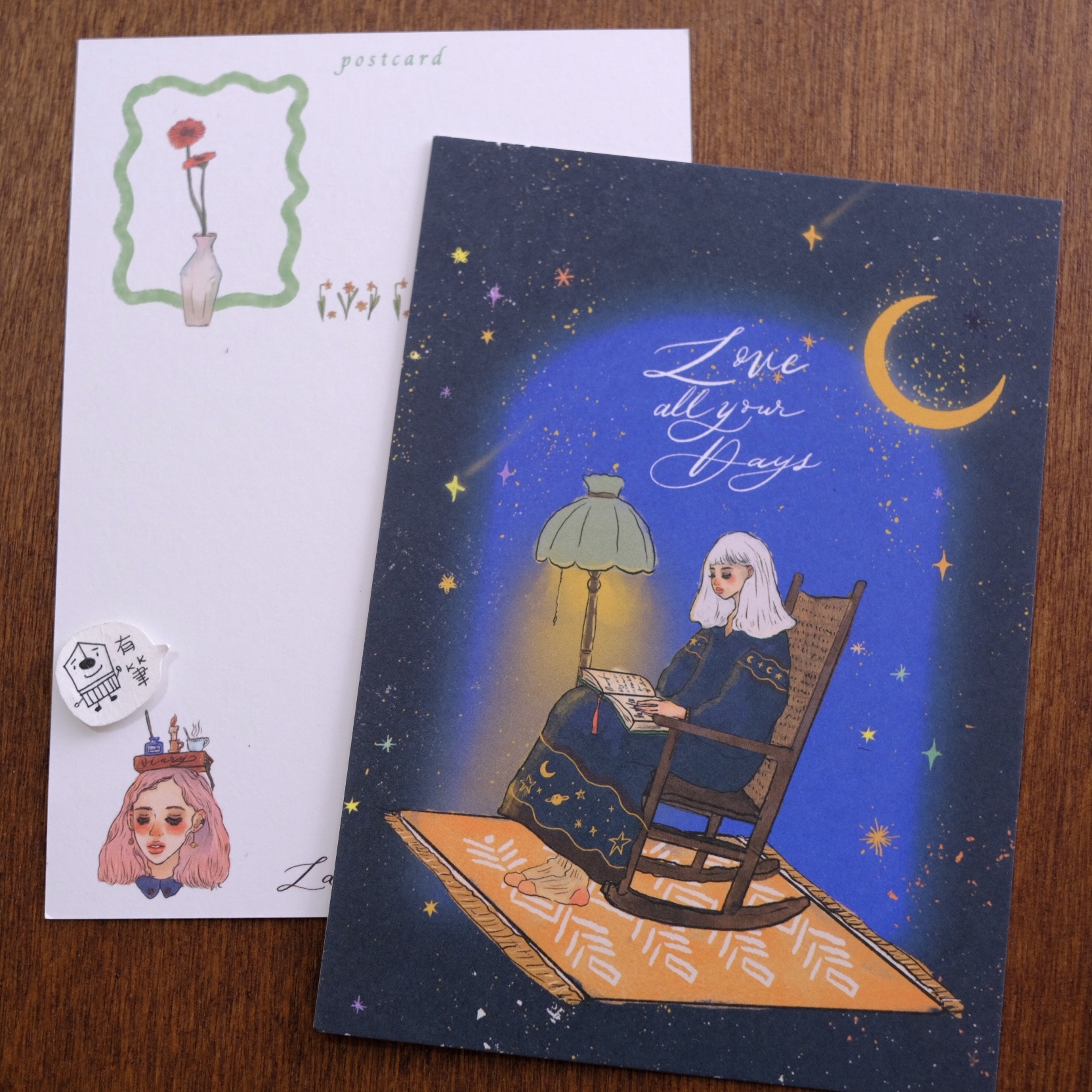 日子有星星有月亮 明信片｜甜蜜生活 la dolce vita 臺灣