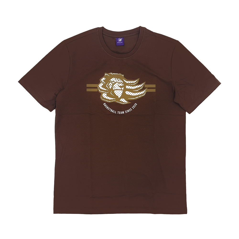 22-23 網點大獅應援短TEE｜棕(此促銷應援TEE商品不開放免費燙印)