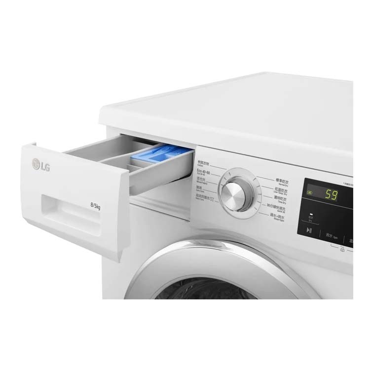 LG 樂金 前置式洗衣乾衣機 (8kg/5kg, 1400轉/分鐘) FMKA80W4