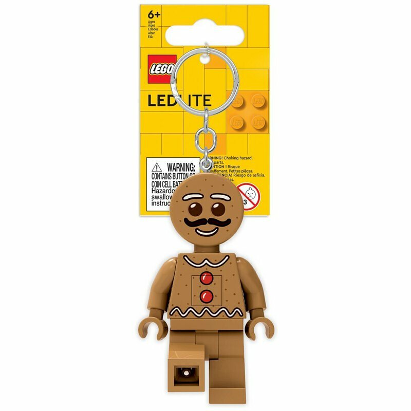 [飛米樂高積木磚賣店] LEGO LGL-KE182H LED 薑餅人鑰匙圈燈 LED
