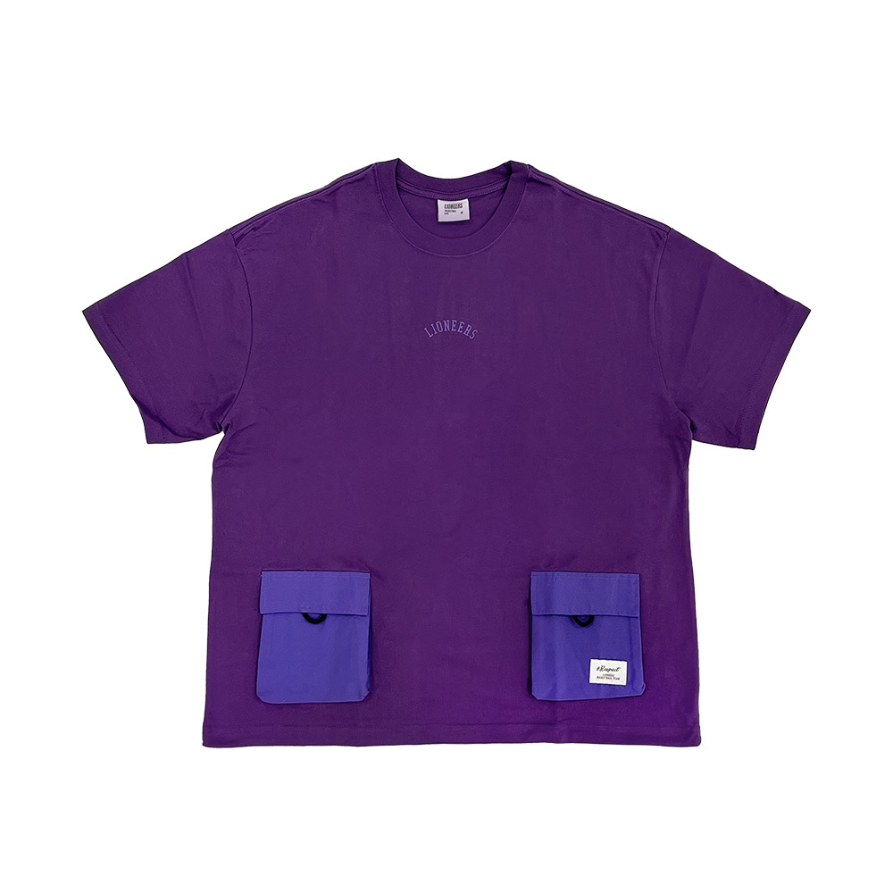 22-23 LIONEERS機能口袋短TEE｜紫