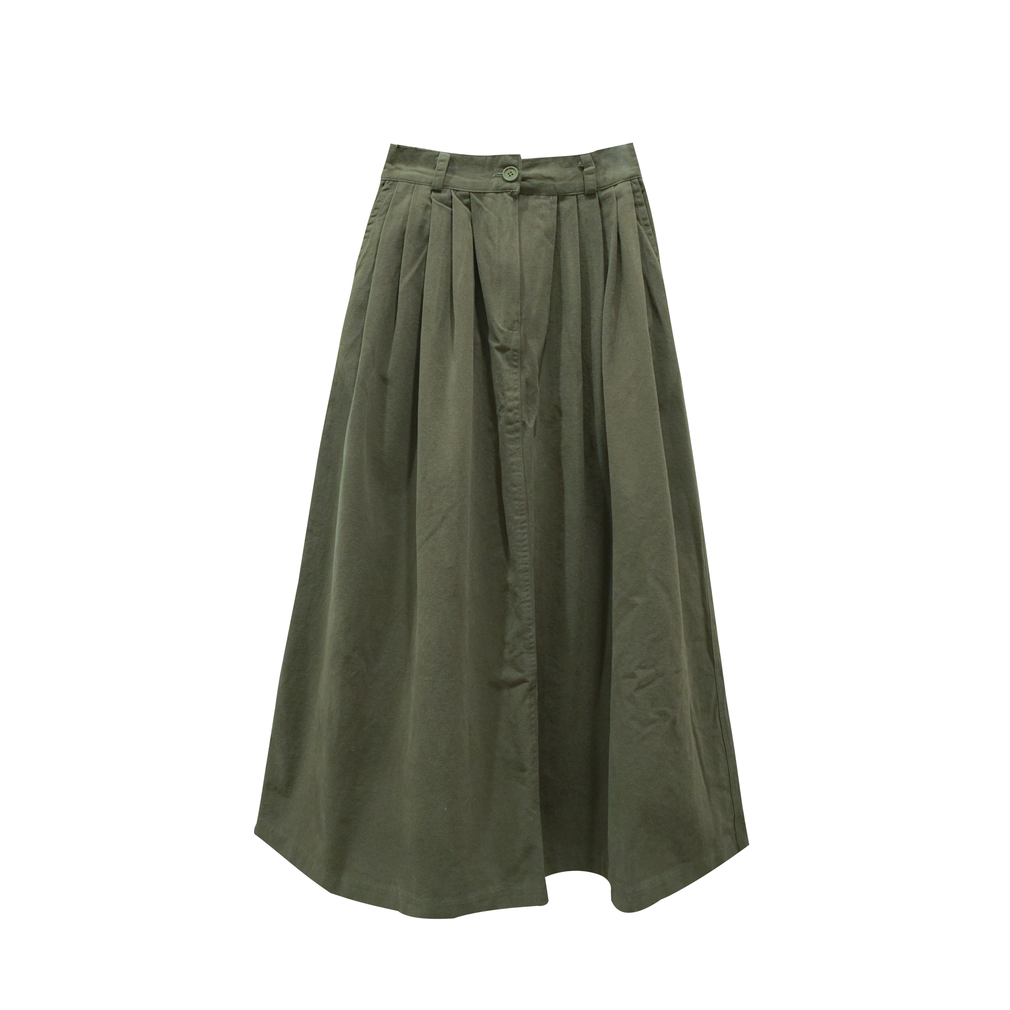 絨面傘形半身裙