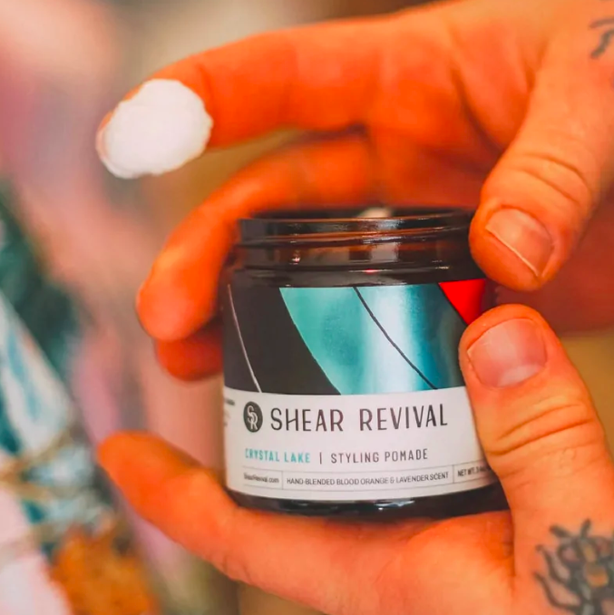 美國 SHEAR REVIVAL - CRYSTAL LAKE 天然水基髮油 3.4oz