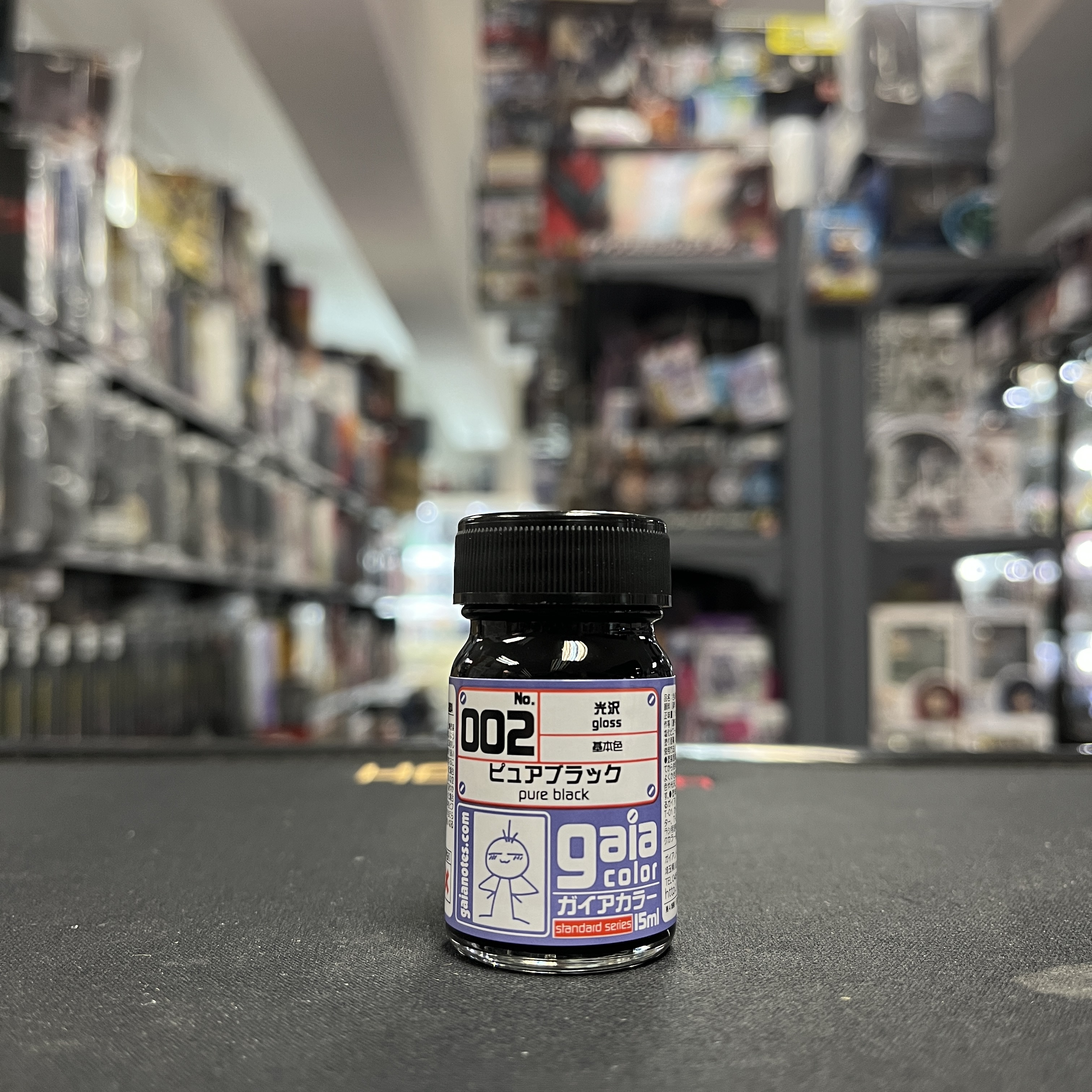GAIA GA-002 純黑色(光澤) PURE BLACK 15ml