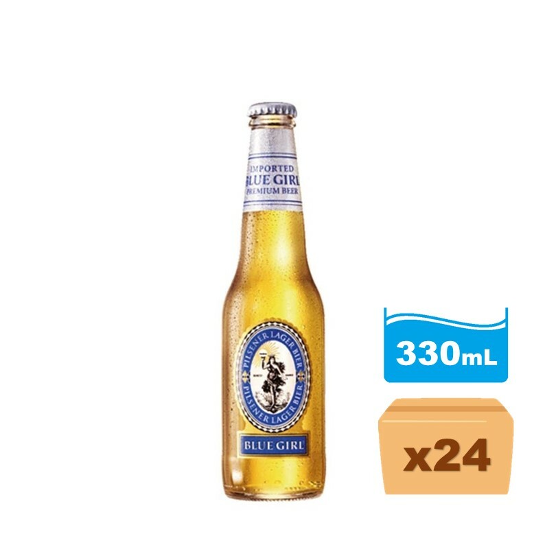 藍妹啤酒 (細樽裝) 330ml x24樽
