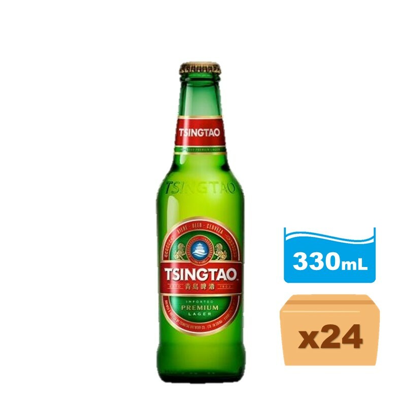青島啤酒 (細樽裝) 330ml x24樽