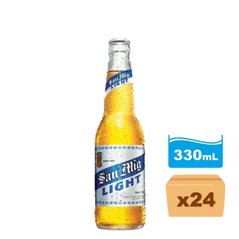 生力清啤 (細樽裝) 330ml x24樽