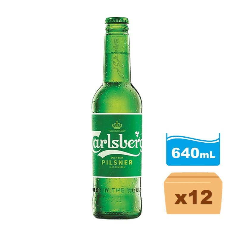 嘉士伯啤酒 (大樽裝) 640ml x12樽