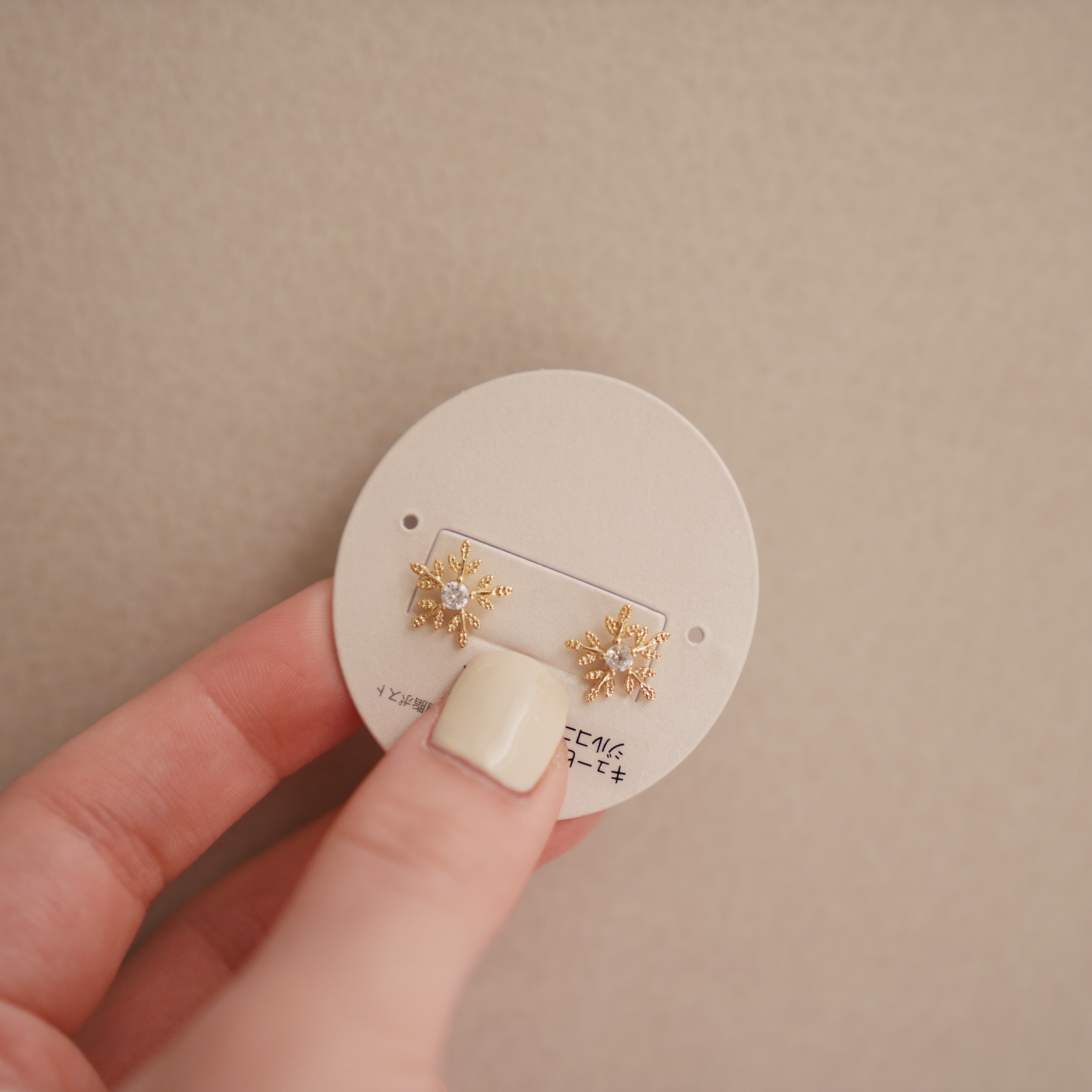 現貨｜JP 日本直送 🇯🇵 聖誕必備🎄雪花閃石耳環