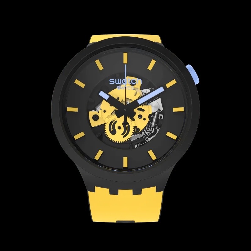 【Swatch】BIG BOLD SB03B109 47mm 現代鐘錶
