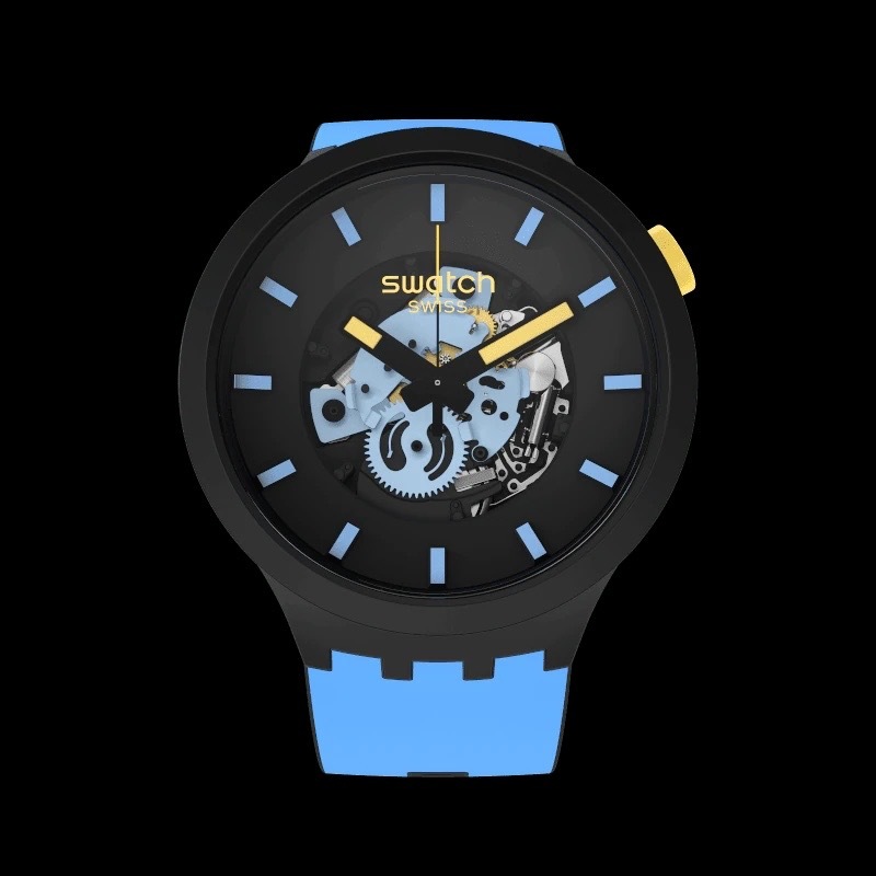 【Swatch】BIG BOLD SB03B108 47mm 現代鐘錶