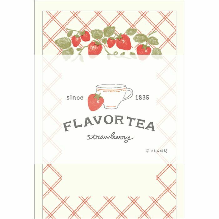 草莓茶 美濃和紙信紙組｜日本古川紙工