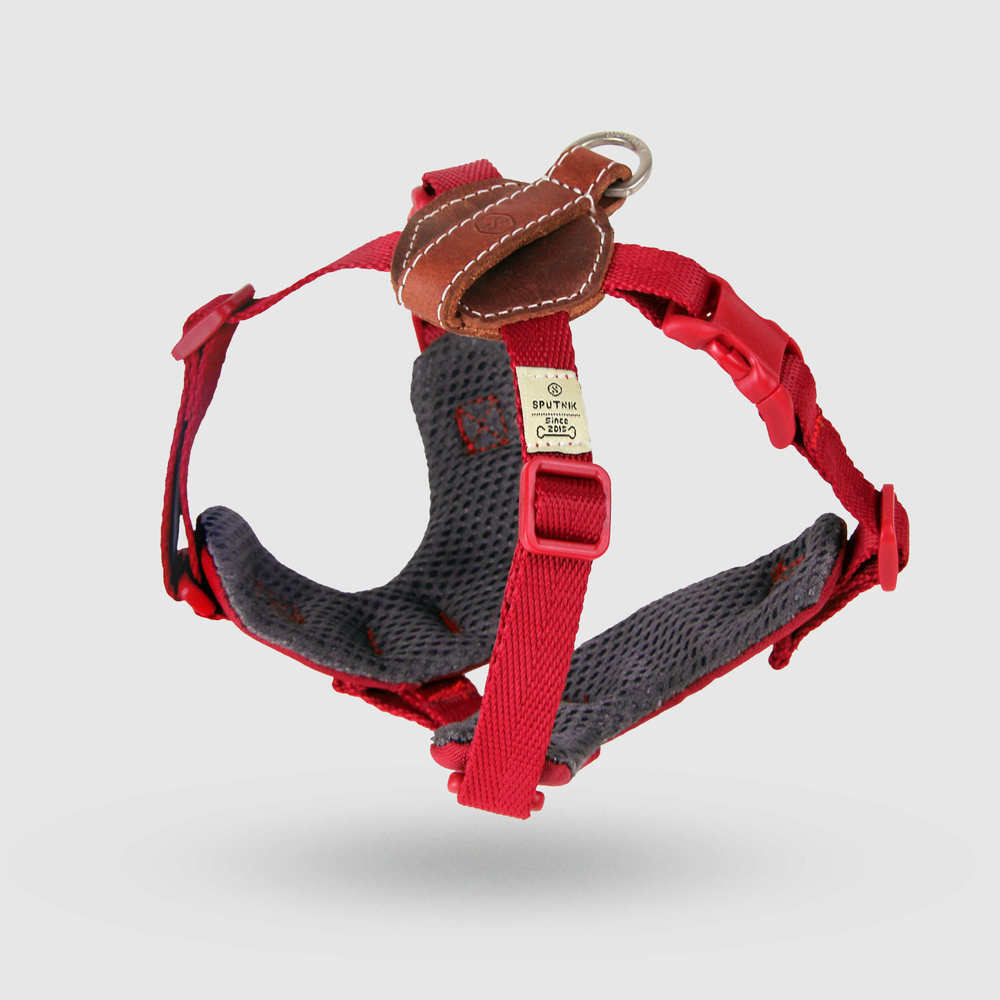 SPUTNIK - 寵物胸背帶 Harness 紅