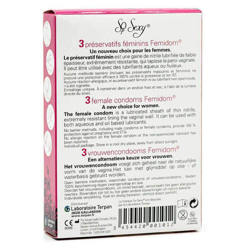 So Sexy 非乳膠 女性用安全套 3 片裝