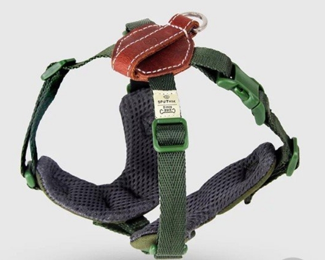 SPUTNIK - 寵物胸背帶 Harness 綠