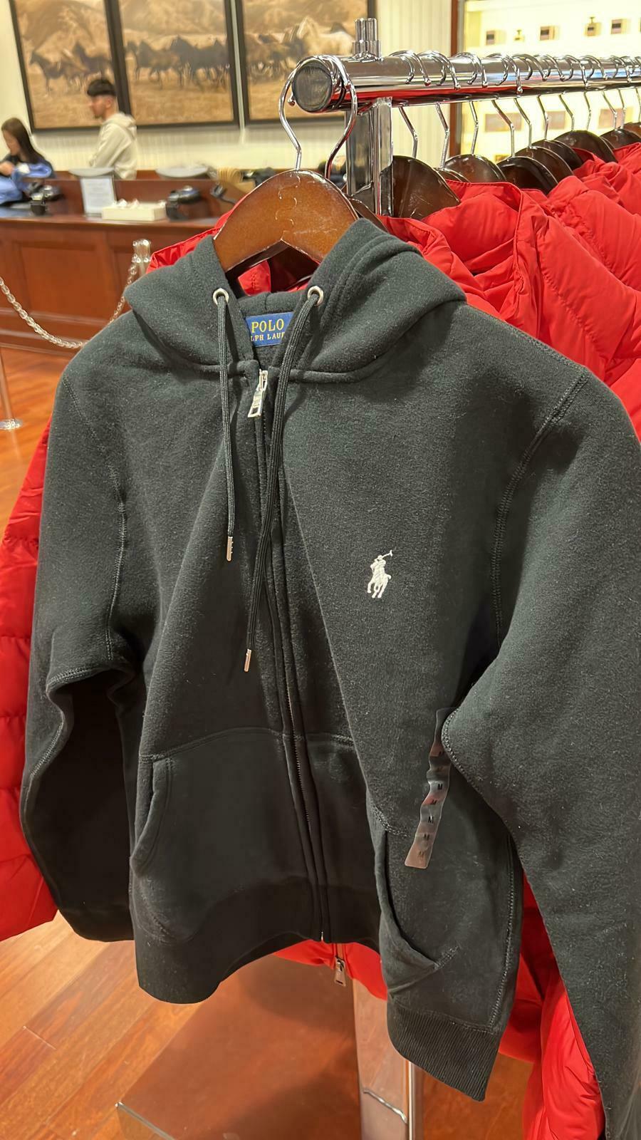 POLO女裝有帽外套（黑色，M）