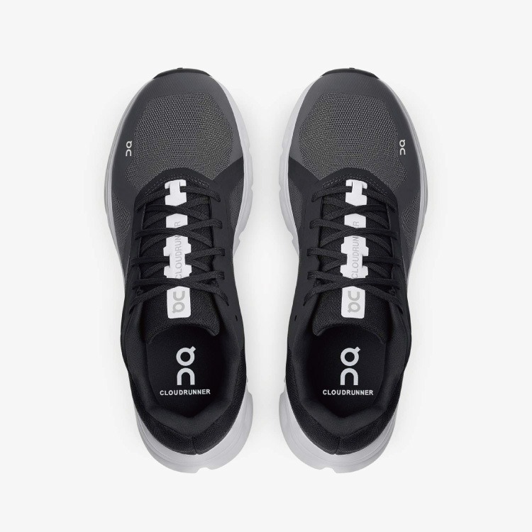 美品　On Cloudrunner　Eclipse/Frost On Mens Cloudrunner Wide- Eclipse/Frost (56.99012) – The Run