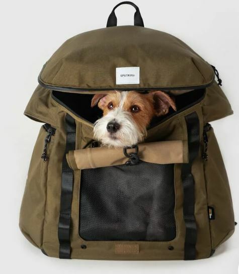 SPUTNIK - 寵物機能後背包 卡其