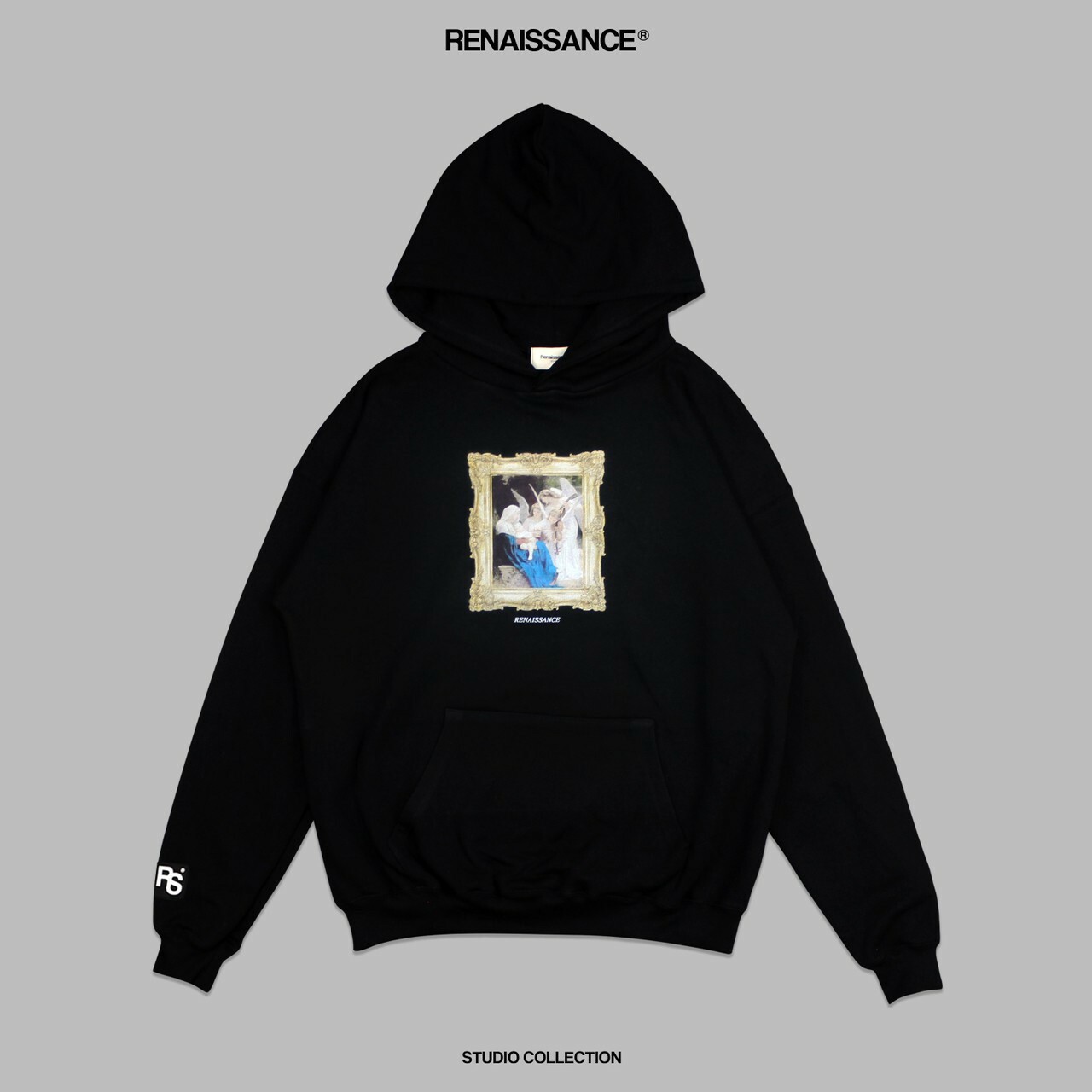 RENAISSANCE 油畫 天使之歌 畫框帽T “ THE VIRGIN WITH ANGELS HOODIE ”