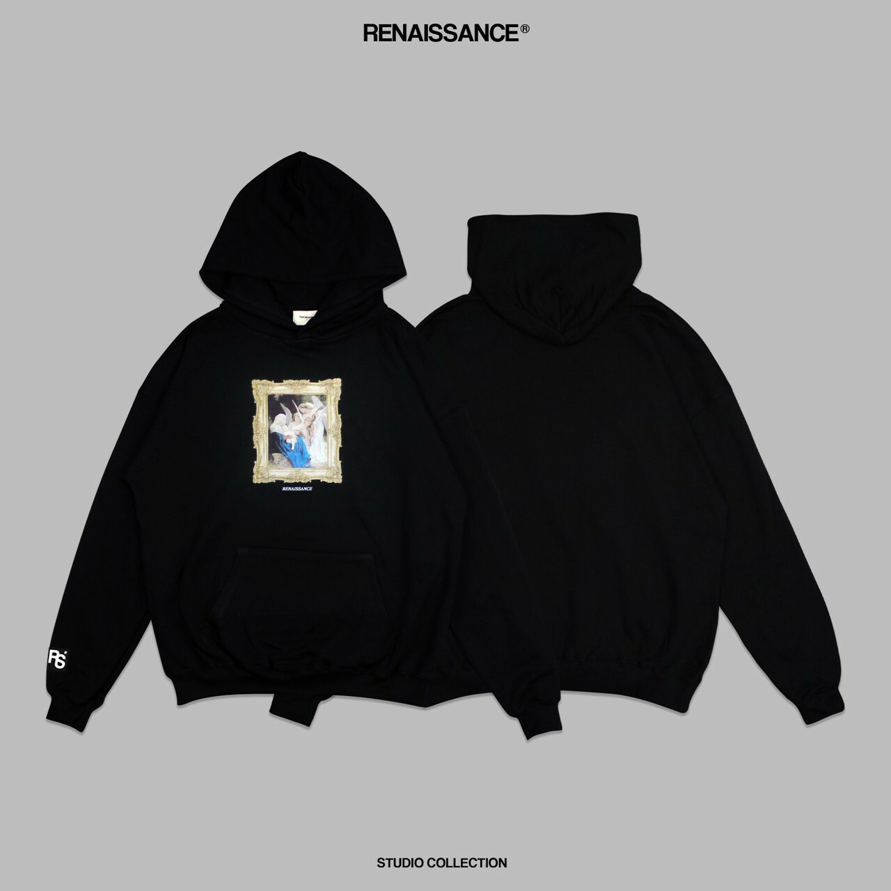 RENAISSANCE 油畫 天使之歌 畫框帽T “ THE VIRGIN WITH ANGELS HOODIE ”