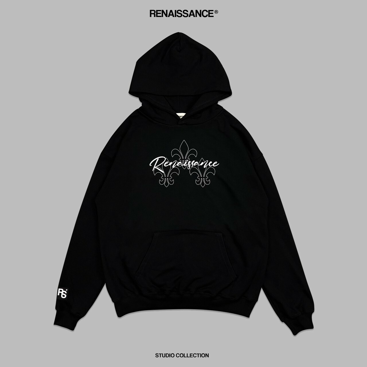 RENAISSANCE 鳶尾花 草寫Logo 帽T “ IRIS LOGO HOODIE ”