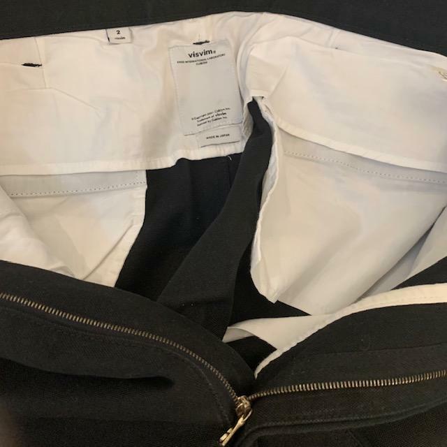 VISVIM SURVEY PANTS CANVAS (( USED A )) 中古美品 - BLACK SIZE 2 IN STOCK NOW (現貨發售中)