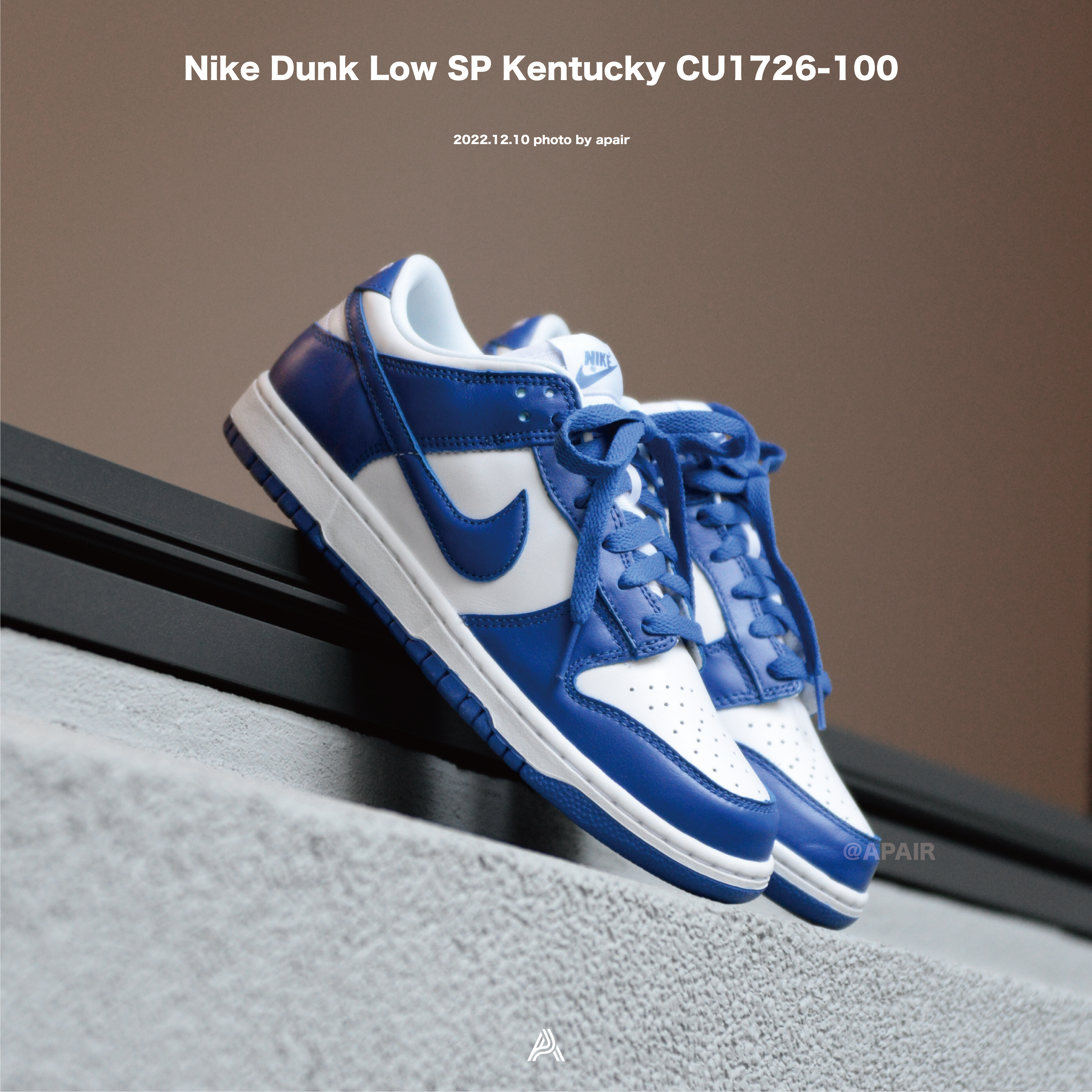 【APAIR】預購 Nike Dunk Low SP Kentucky 肯塔基 藍白 經典 低筒 男鞋 女鞋 CU1726-100