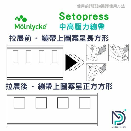 Setopress 壓力繃帶 10 cm x 3.5m
