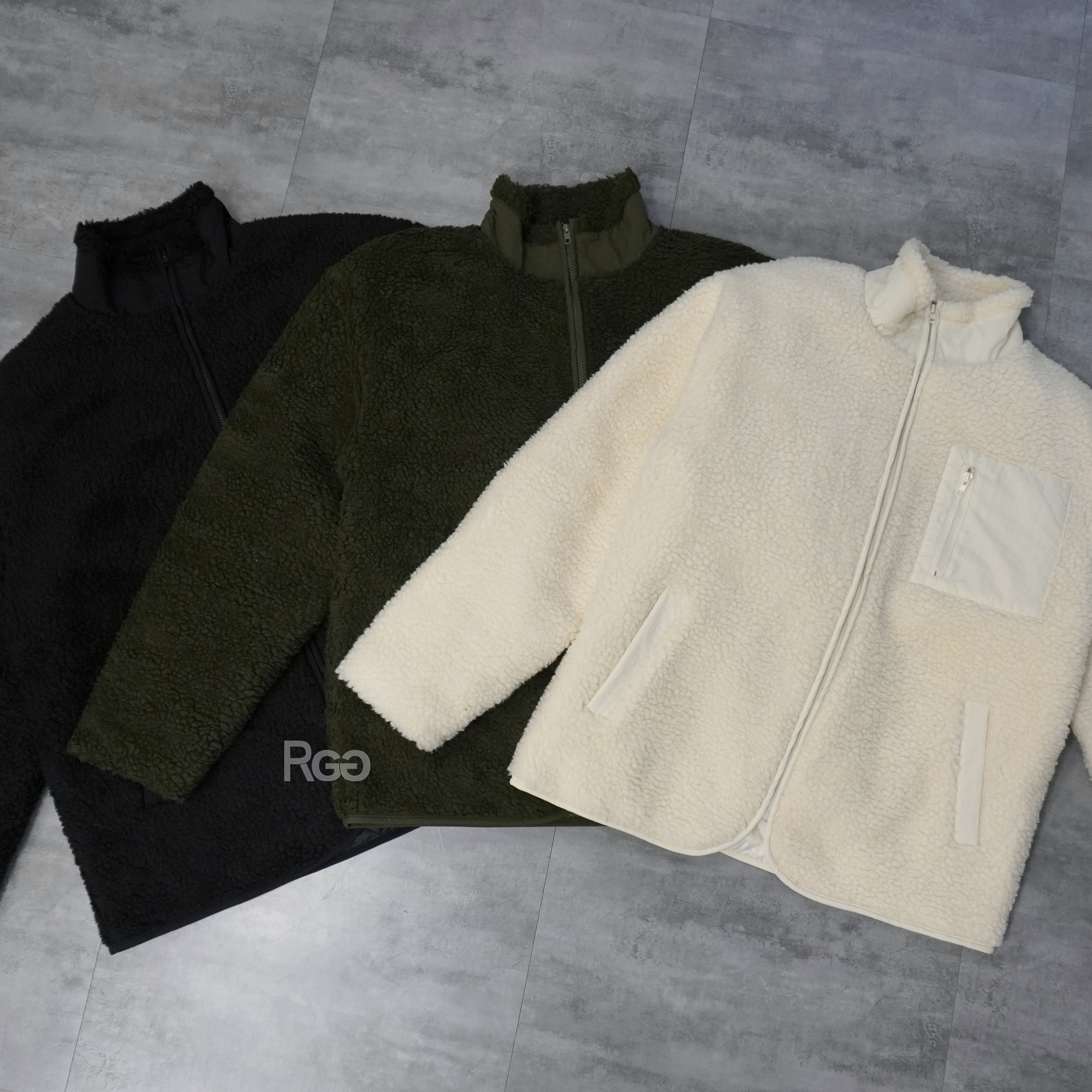 #98917 立領羊羔絨外套