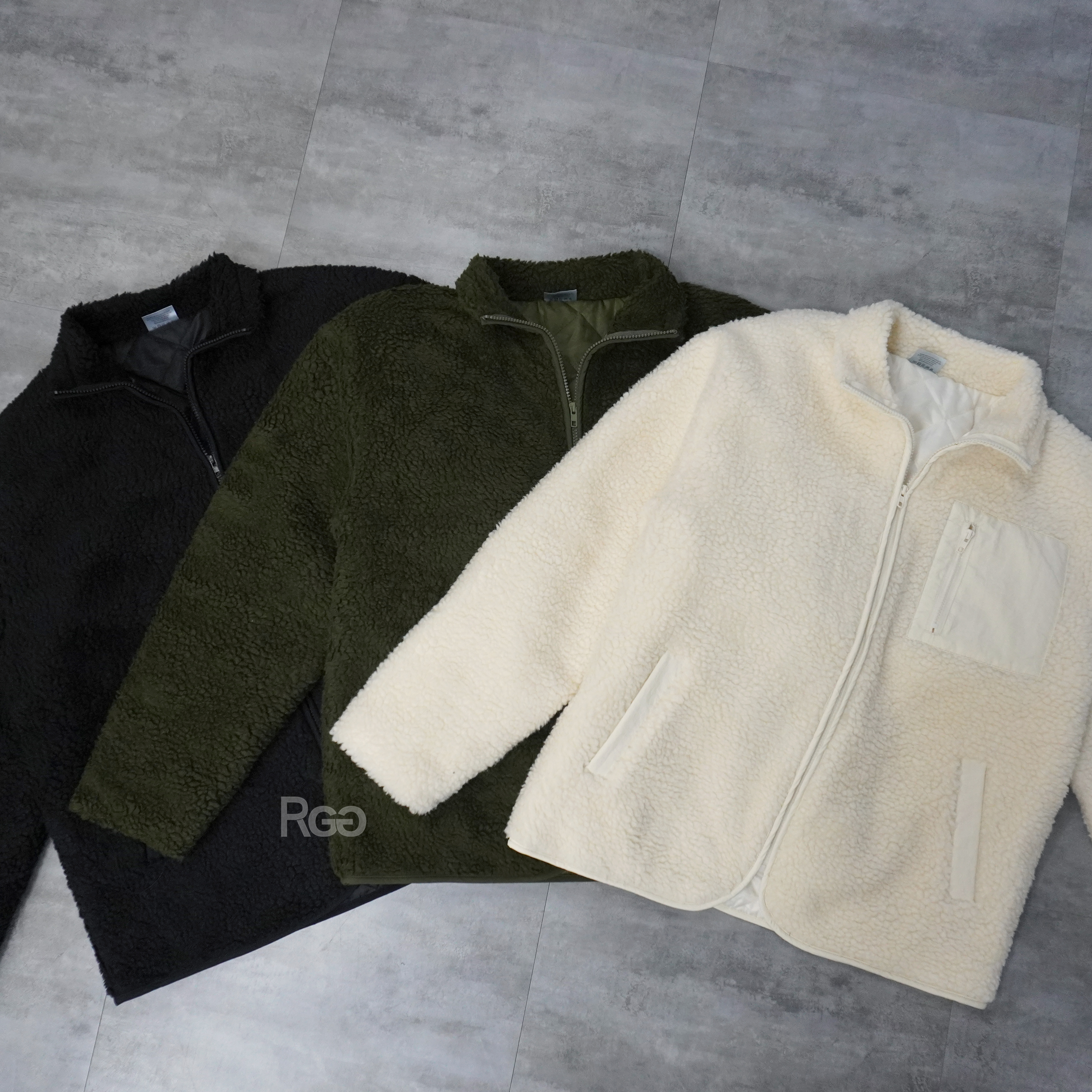 #98917 立領羊羔絨外套