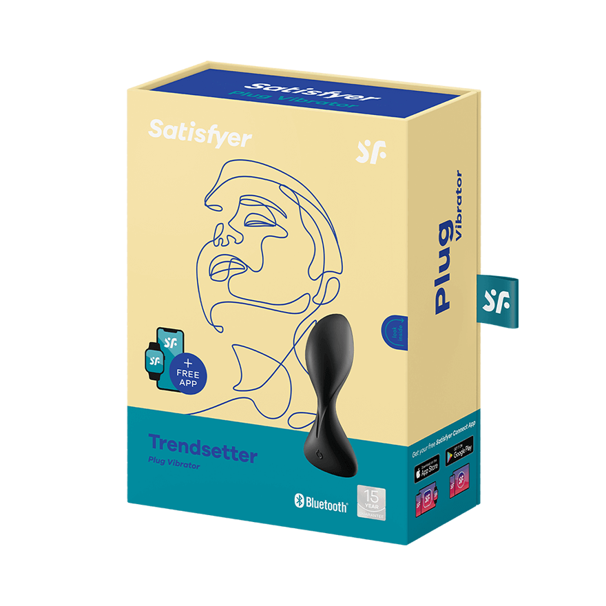 Satisfyer Trendsetter 後庭震動器 黑色