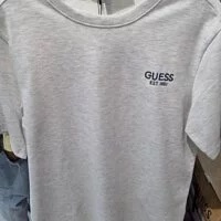 [S] GUESS BACK LOGO SHORT SLEEVE T-SHIRT,LIGHT GRAY, MM2K8491-LGY (SGU296)