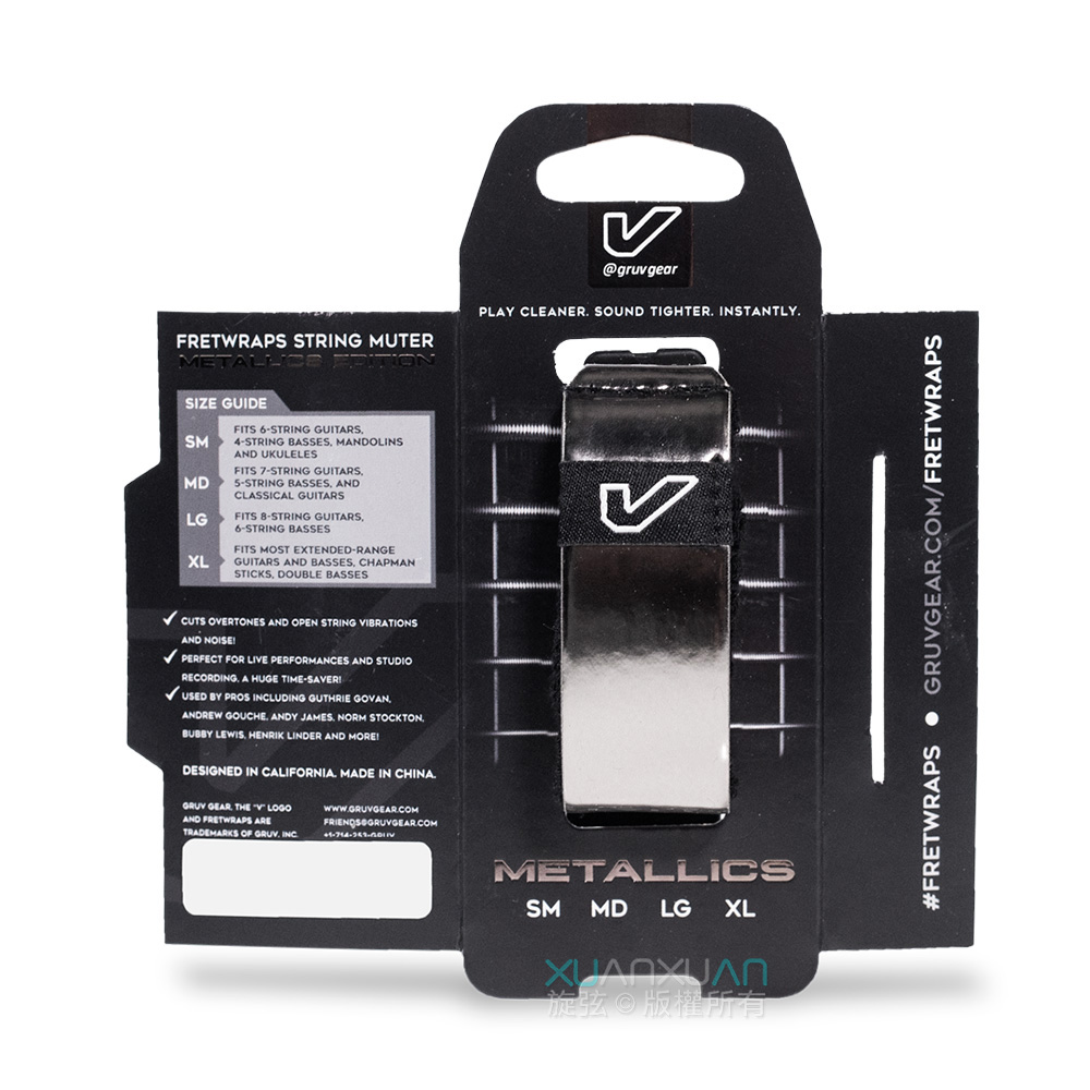 GruvGear GruvGear 鈦想銀(TTN)-悶音束帶 FretWrap 第 4 張圖片｜三峽配件 / 週邊