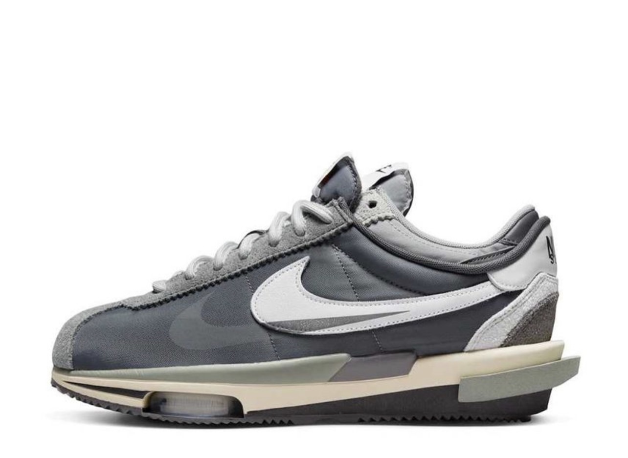 sacai x Nike Zoom Cortez SP “Iron Grey” 男款阿甘鞋黑灰氣墊