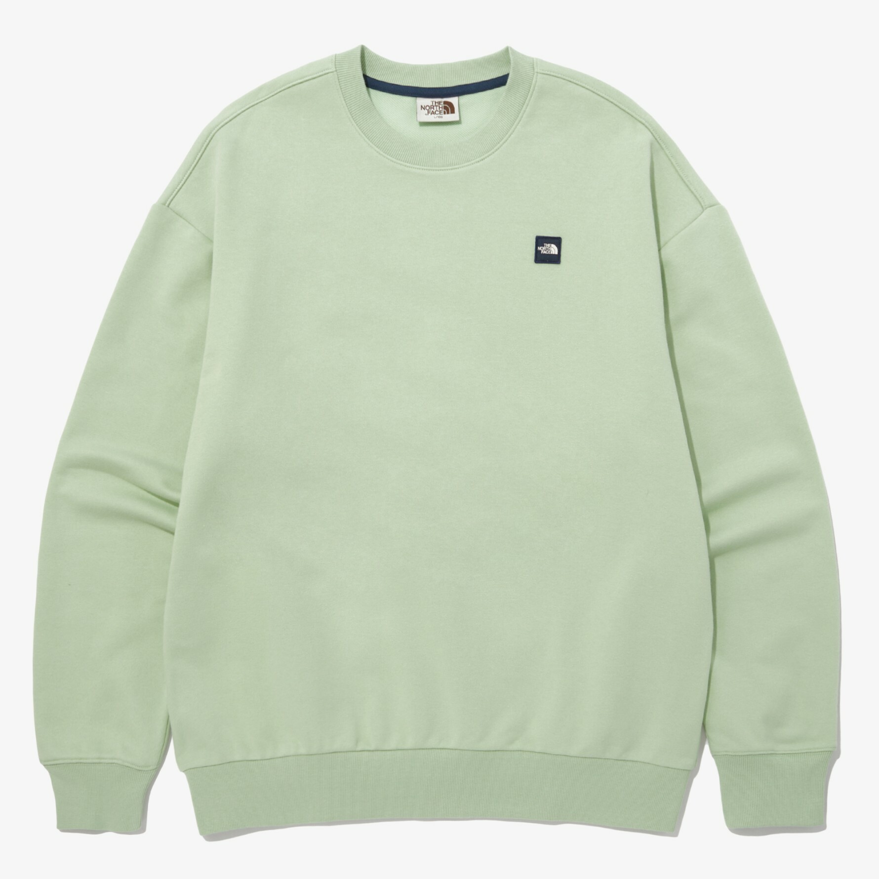 THE NORTH FACE 白標 MINI LOGO EX 衛衣 大學T 綠 NM5MP07L