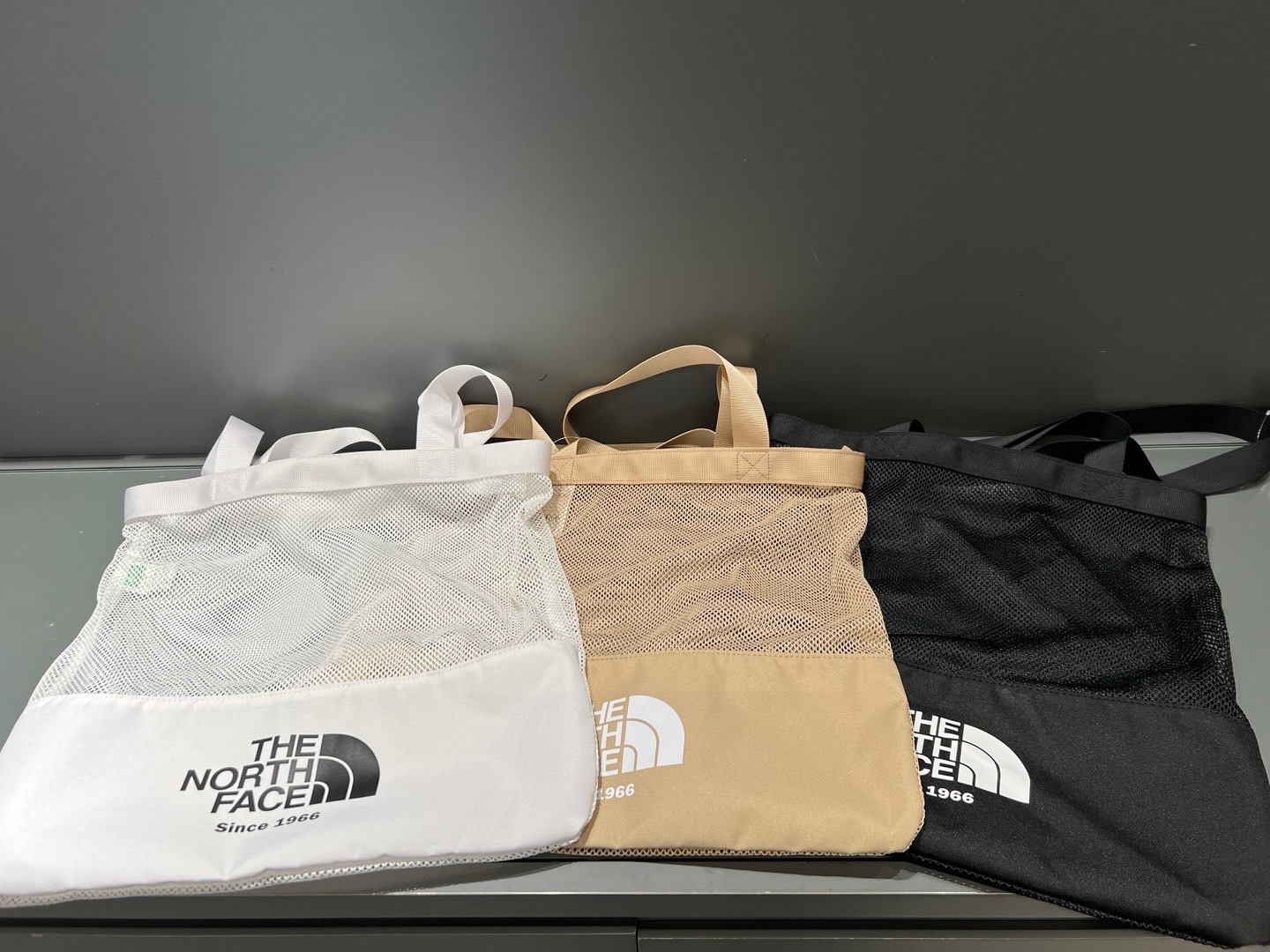 THE NORTH FACE White Label Limited All Mesh Shoulder Tote Bag NN2PN12