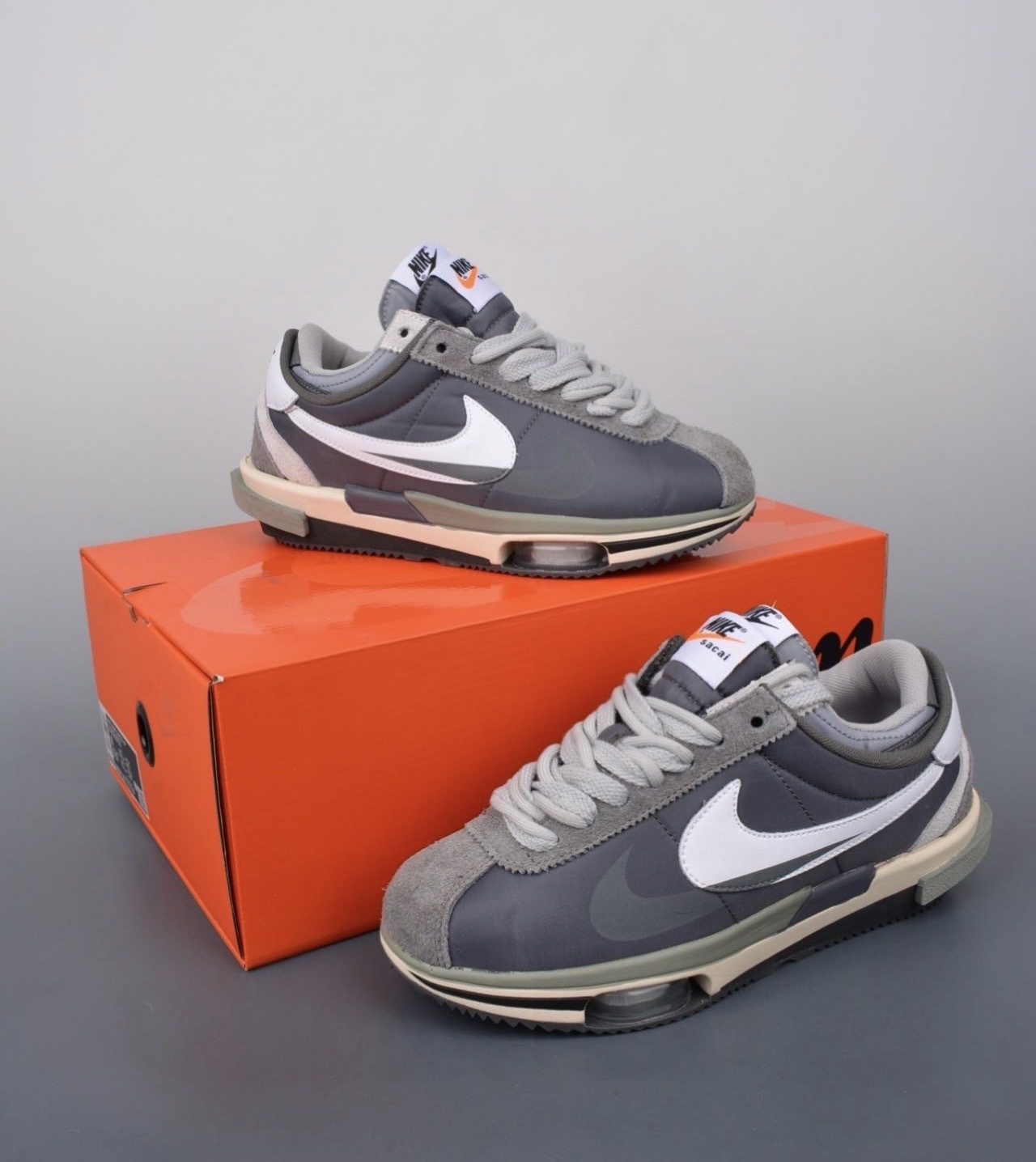 sacai × Nike Zoom Cortez 27.5cm-