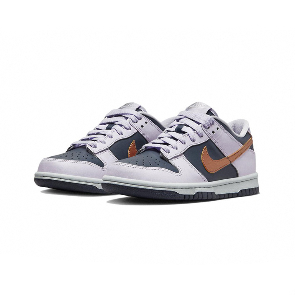Nike Dunk Low SE Copper Swoosh 藍紫旋風 金勾 DX1663-400