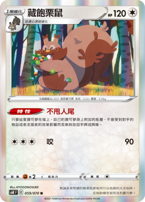 S6KF 059/070 藏飽栗鼠