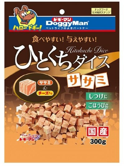 [$140/4包]Doggy Man 雞肉奶酩小方塊300g