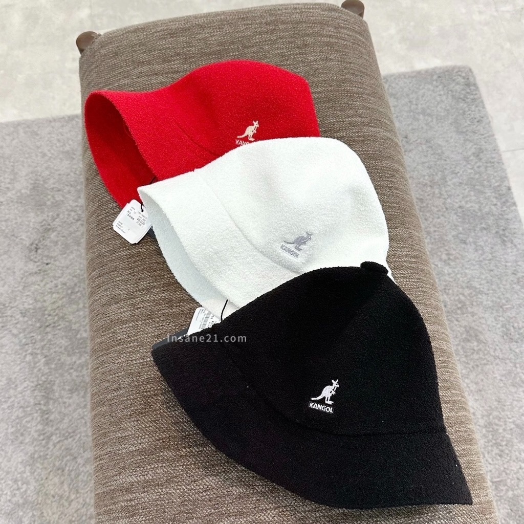 Kangol Bermuda Casual Bucket Hat 鐘形帽 黑/白/紅
