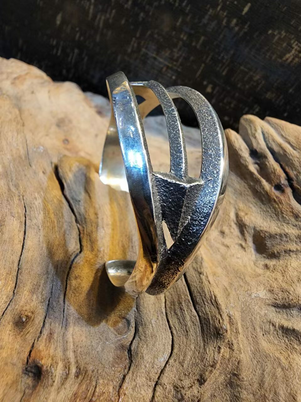 K.Yazzie -純銀鏤空弓箭手環