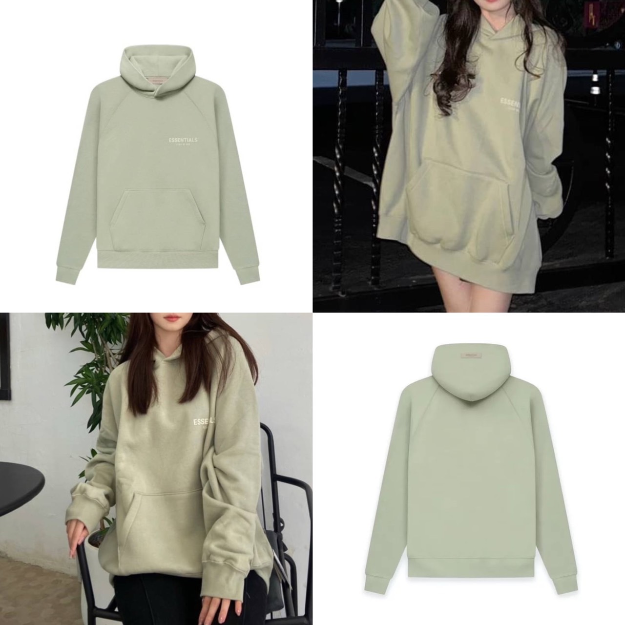 FOG ESSENTIALS 新款 植絨 小字LOGO 帽T