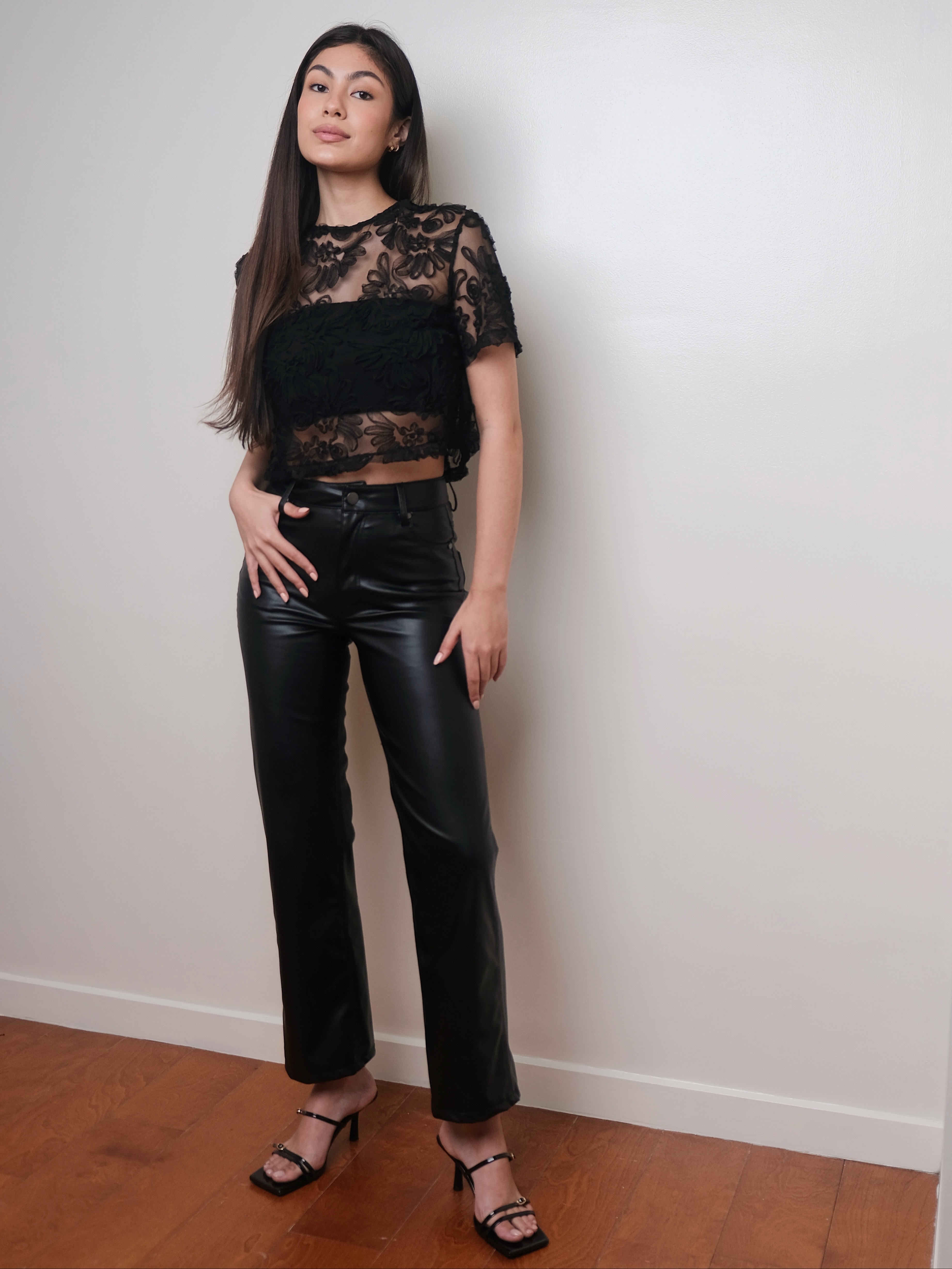 Shea Mesh Top - Black