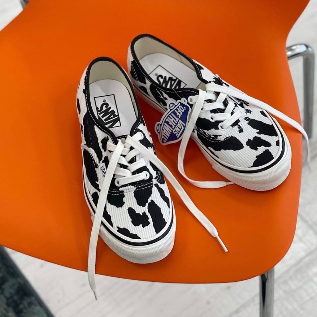 VANS Authentic 44 DX 乳牛 黑白 白黑 燈芯絨 牛奶 國外限定 / 預購
