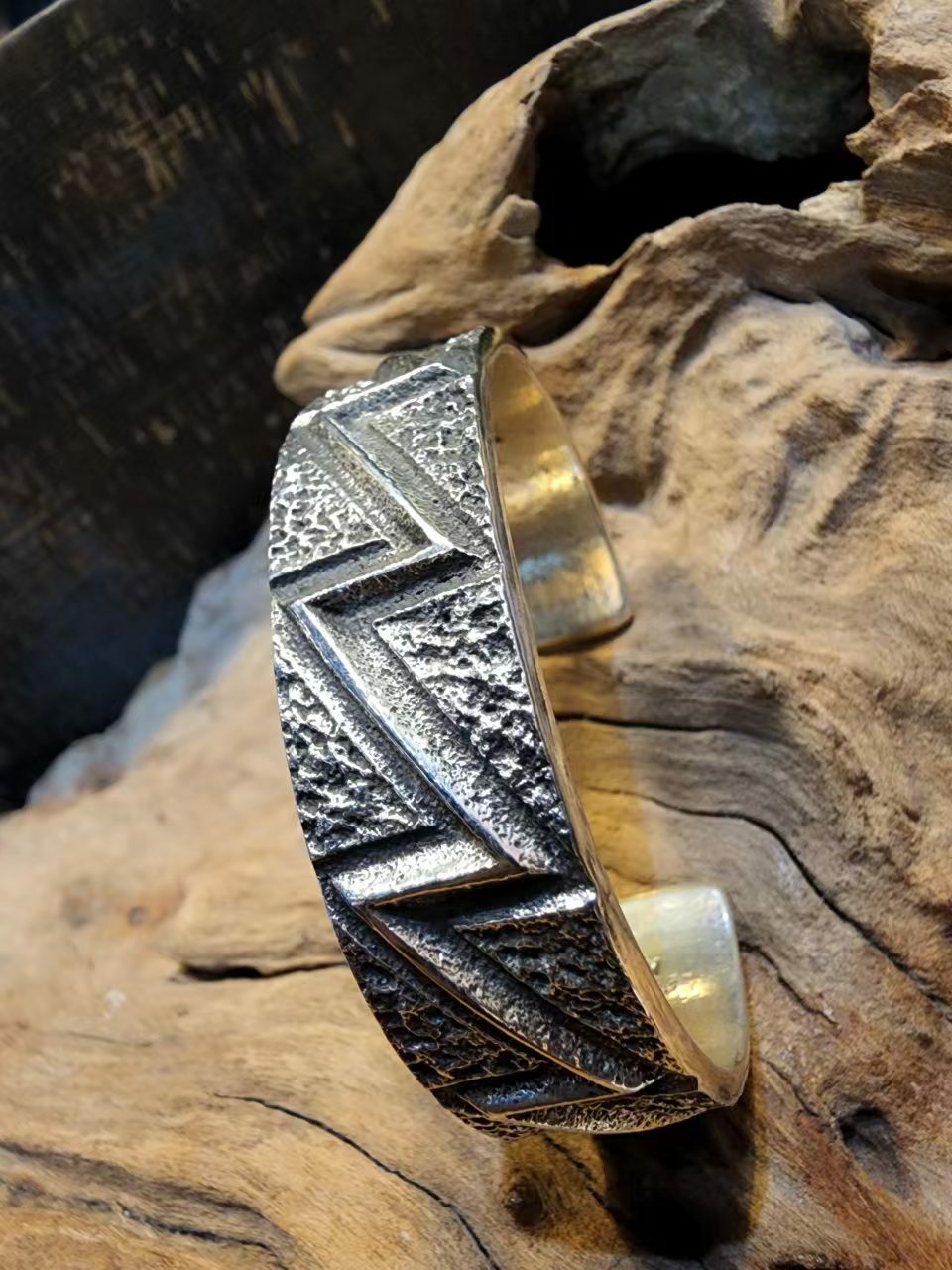 K.Yazzie -純銀手環-富足