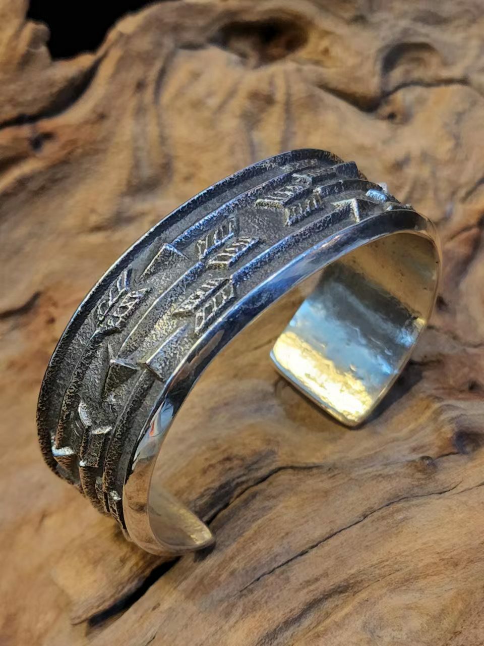 K.Yazzie -純銀手環-和平