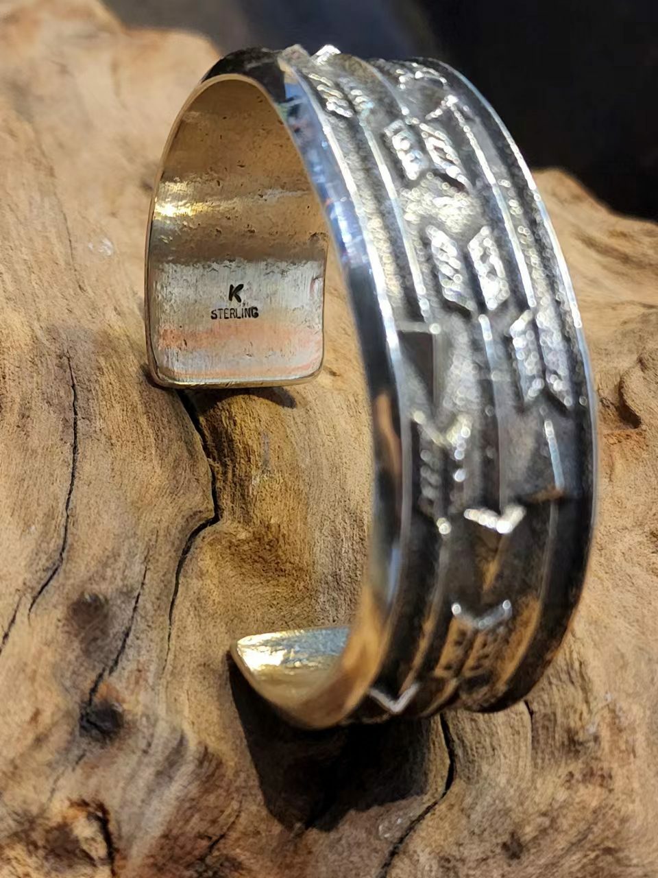 K.Yazzie -純銀手環-和平