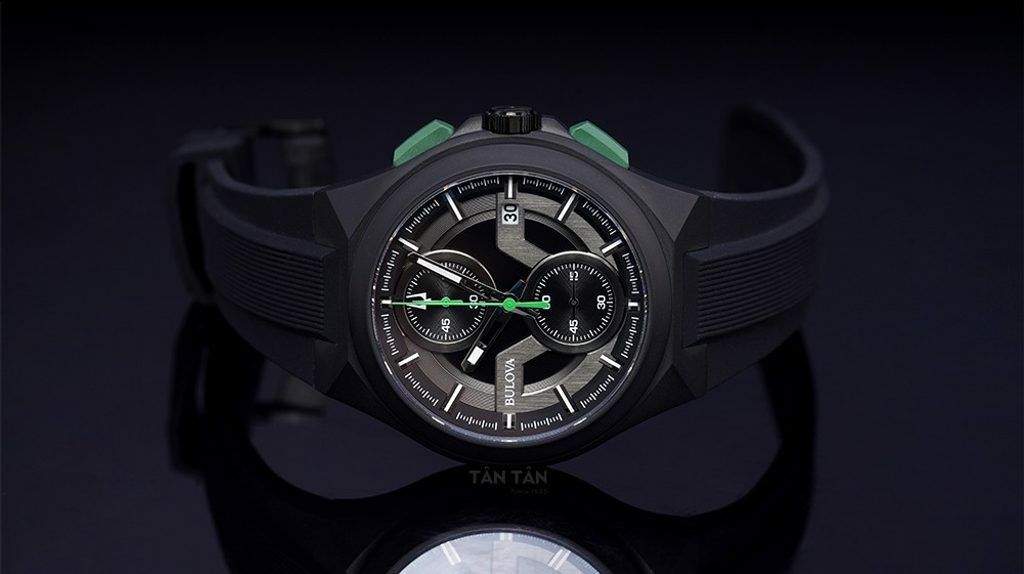 萬年鐘錶 - BULOVA 寶路華  運動休閒三眼計時男錶  98B381  錶徑 46MM